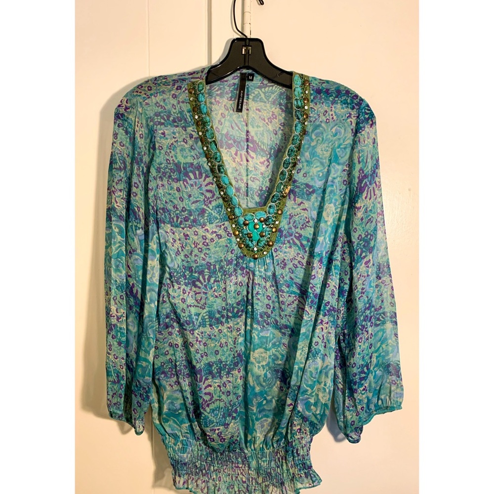 KAY CELINE FLORAL BLOUSE